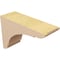 Ekena Millwork 7"W x 21"D x 14"H Classic Olympic Rough Cedar Woodgrain TimberThane Corbel, Primed Tan CORUR07X21X14OLYRCPR - alternate 4